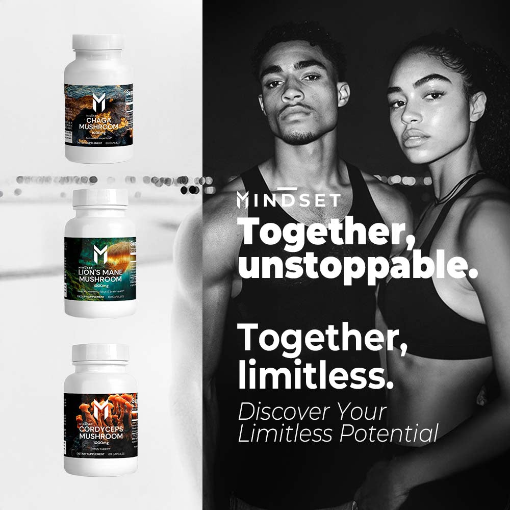 Limitless Bundle - Chaga, Cordyceps Mushroom & Lion's mane
